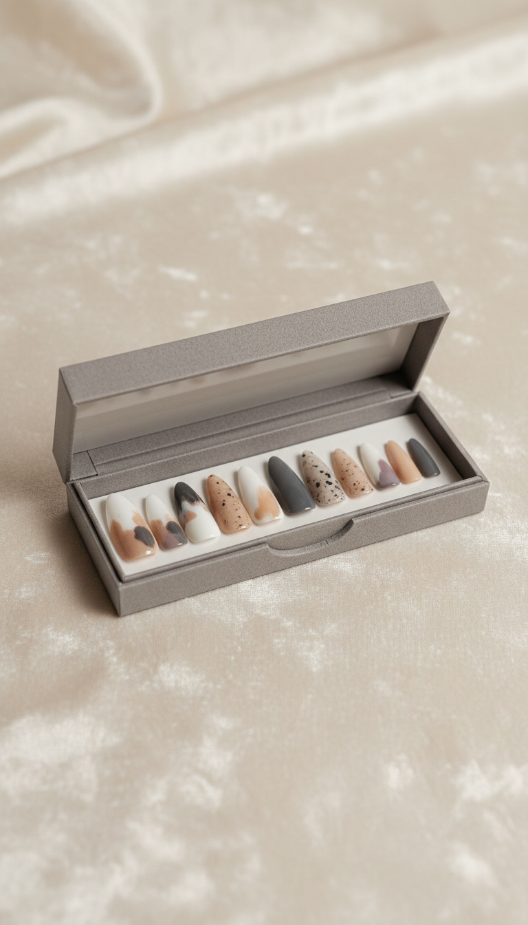 Velvet Ombre Coffin Set