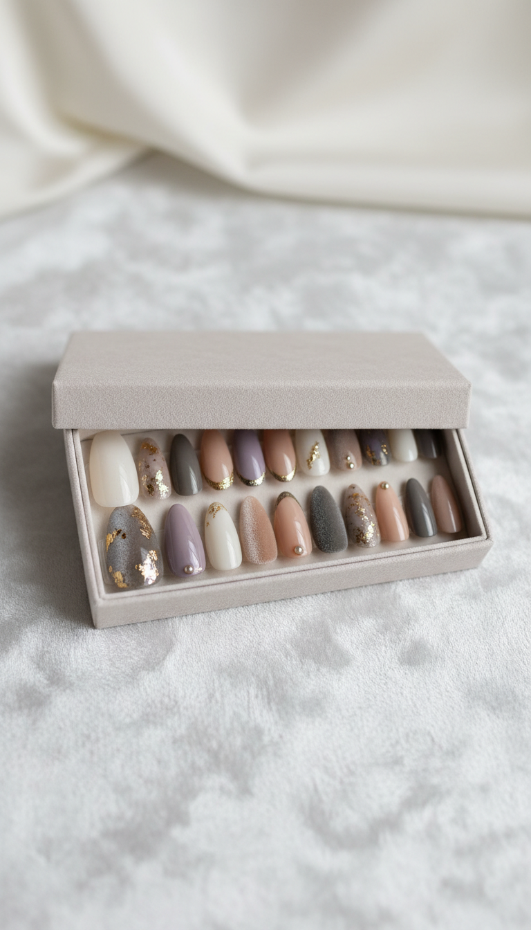 Glossy Gel Almond Set
