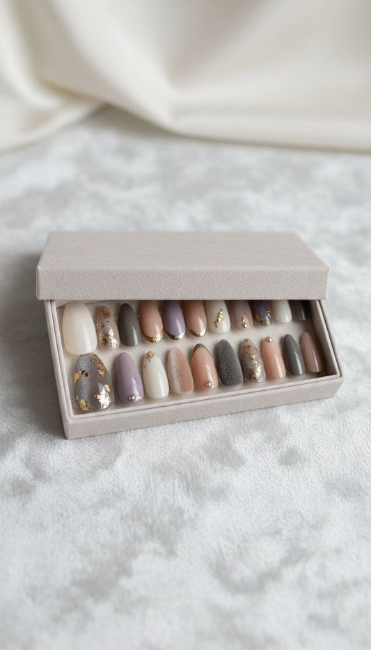 Glossy Gel Almond Set