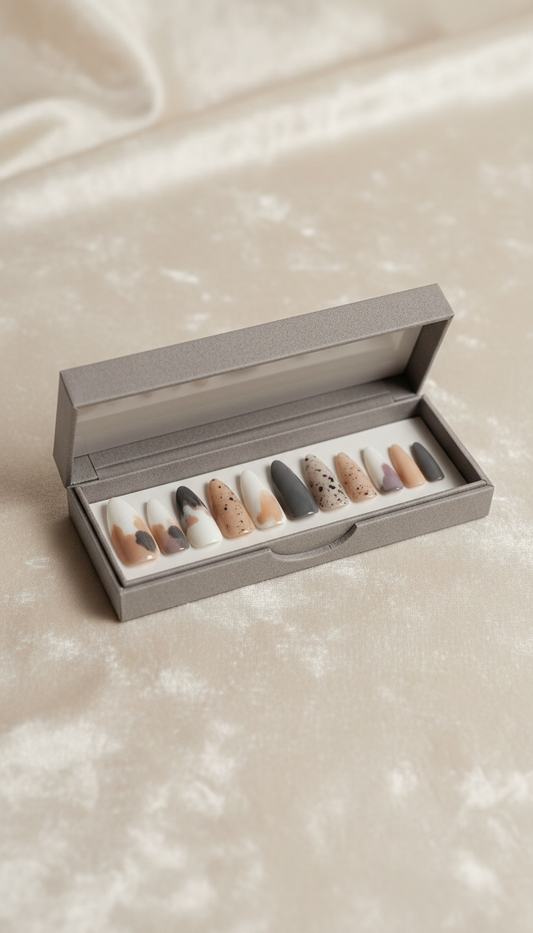 Velvet Ombre Coffin Set